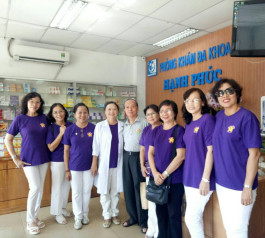 Khám bệnh & phát thuốc cho thầy cô trường PTTH Nguyễn Thị Minh Khai