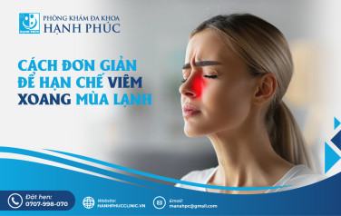 Cách đơn giản hạn chế viêm xoang trán mùa lạnh