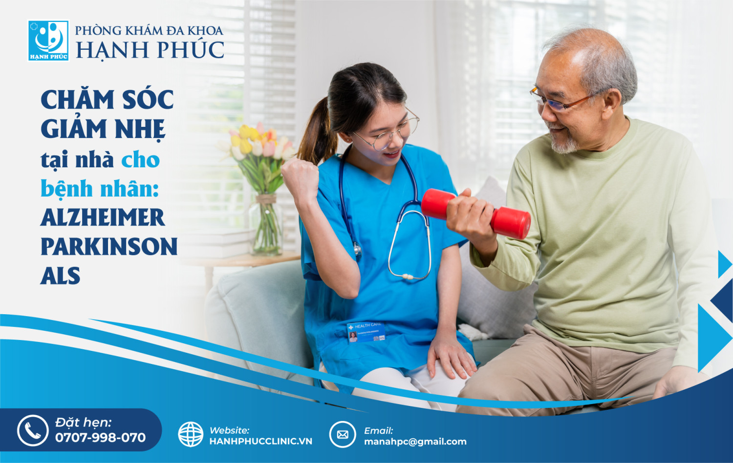 TẠI SAO NÊN CHĂM SÓC GIẢM NHẸ TẠI NHÀ CHO BỆNH NHÂN ALZHEIMER, PARKINSON, ALS?