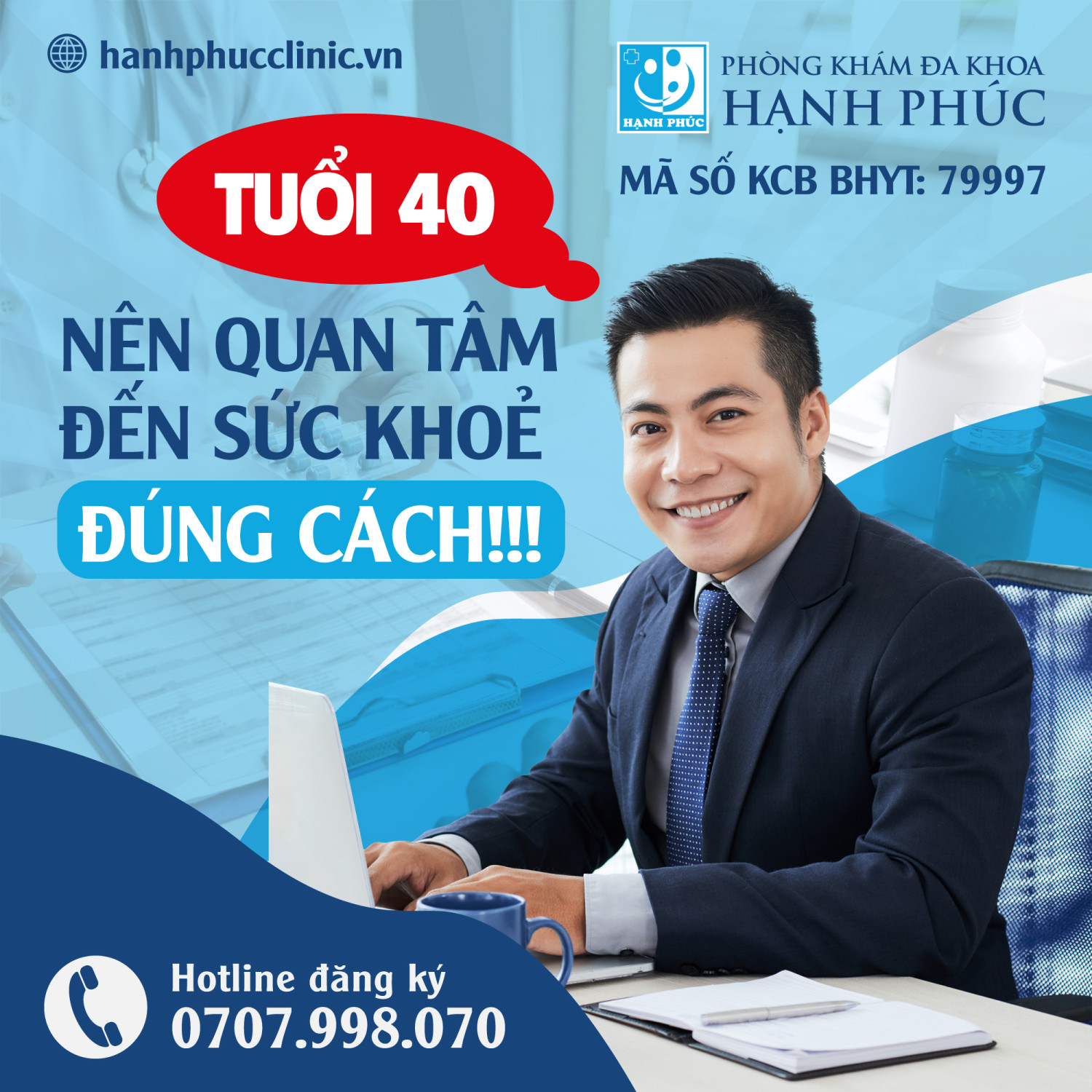 Tuổi 40, nên quan tâm đến sức khoẻ đúng cách!!!